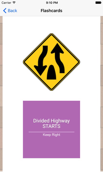 MA RMV Road Sign Flashcards screenshot-7