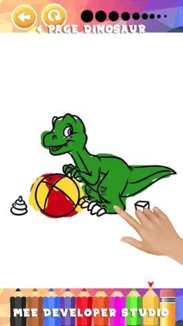 Game screenshot Dinosaur Coloring -Animal Book hack