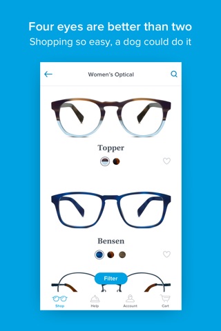 Warby Parker screenshot 2