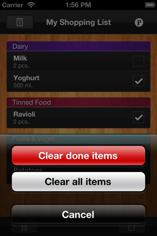 ShopList (Grocery List) screenshot 2