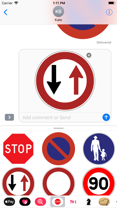 Traffic Sign Stickers screenshot 3