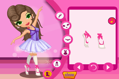 Ballet Dancer -- Dress Up Game screenshot 3