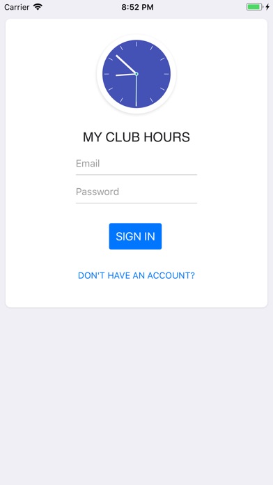 My Club Hours screenshot 2