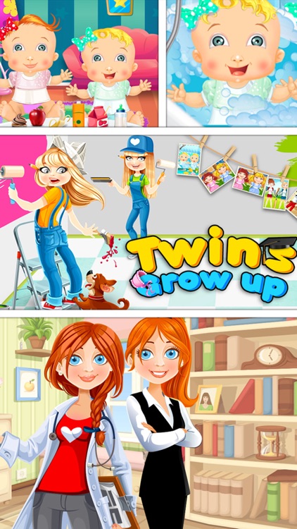 Twins Grow Up - Kids Games & Newborn Baby FREE::Appstore