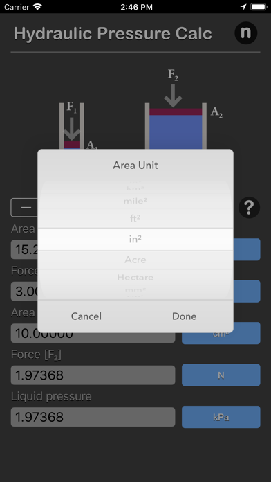 Hydraulic Pressure Calculator screenshot 3