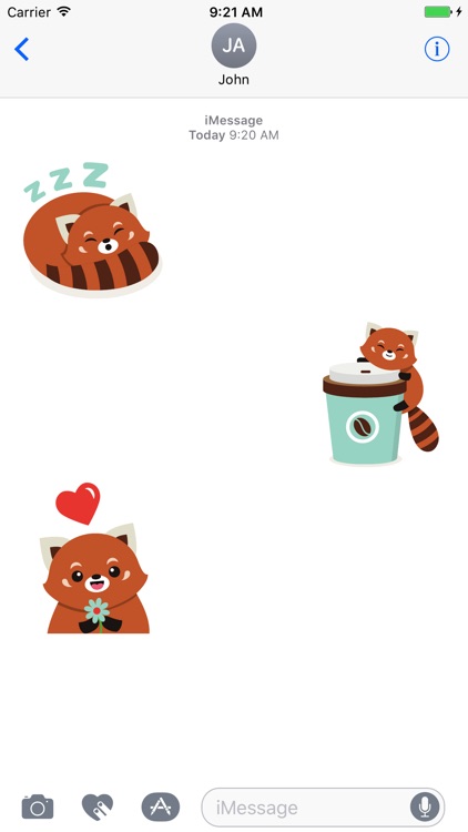 Red Panda Sticker Pack