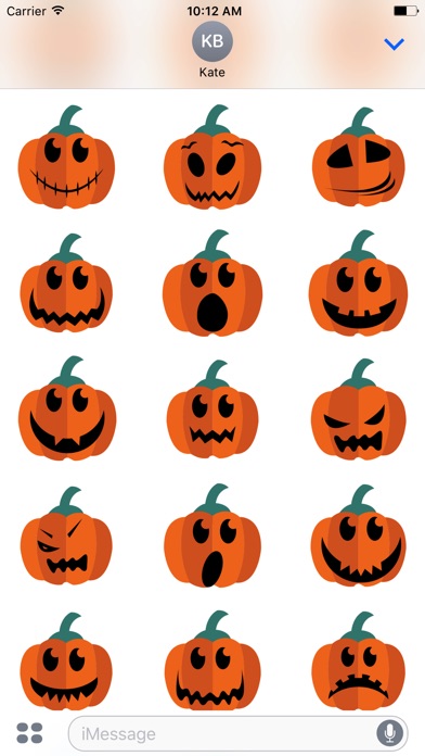 Pumpkin emoji & stickers screenshot 3
