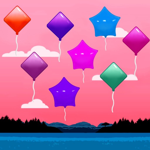 Sunset Balloons Pop iOS App
