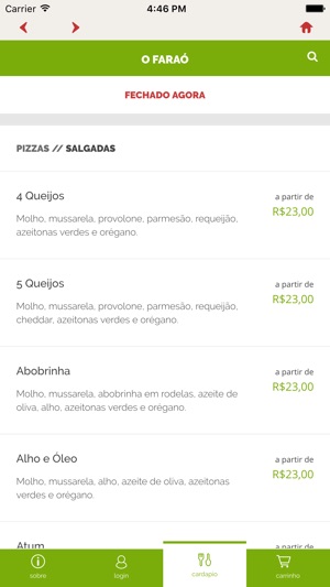 O Faraó Pizzaria(圖3)-速報App