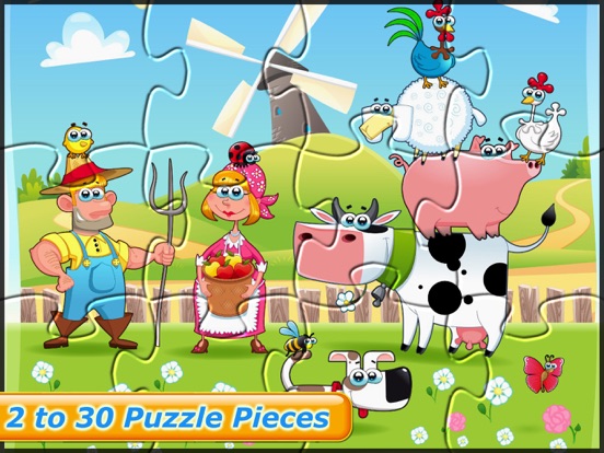 Farm Animal Puzzles for Kids screenshot 2