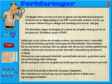 OrdJeger screenshot 4