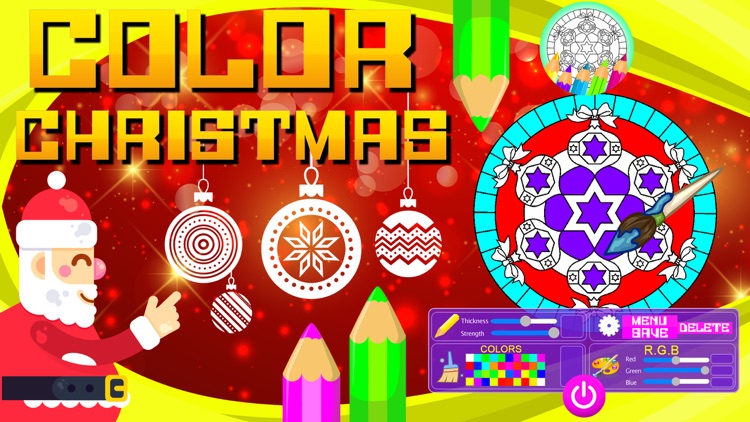 Christmas Mandalas to Paint screenshot-4
