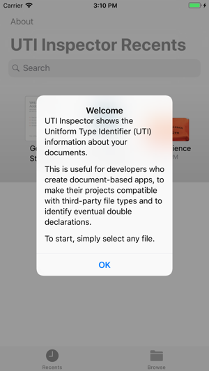 UTI Inspector