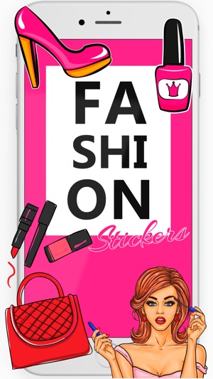 Fashion stickers - girly style