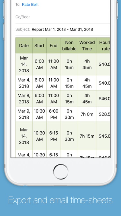 SalaryBook - Timesheet screenshot-4