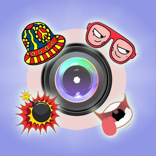 Funny Stickers Camera 360 + 2 Icon