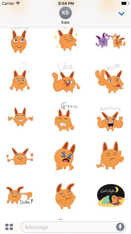 Bunny emoji animated
