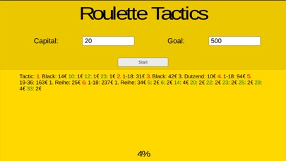 Roulette Tactics screenshot 3