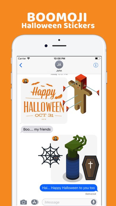 BooMoji - Halloween Stickers screenshot 2