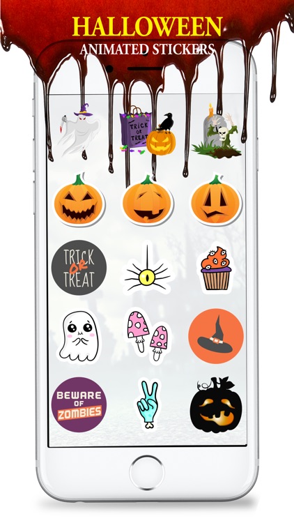Halloween Stickers Animated