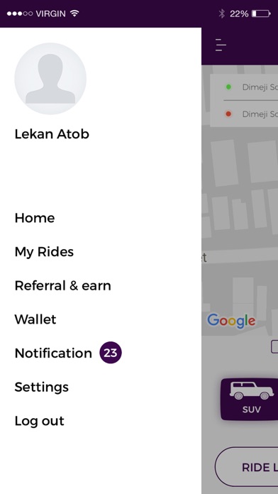 RideMe Taxi App screenshot 2