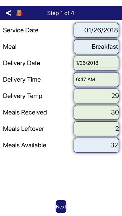 EZ Meal Tracker screenshot 2