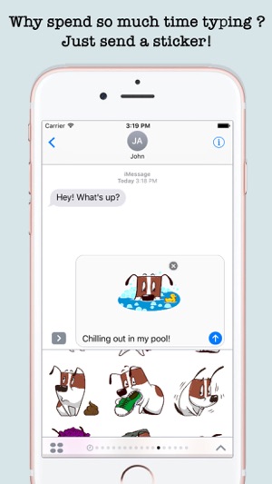 Cute Dog Emojis Stickers For iMessage(圖5)-速報App