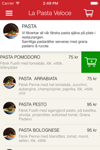 La Pasta Veloce screenshot 3