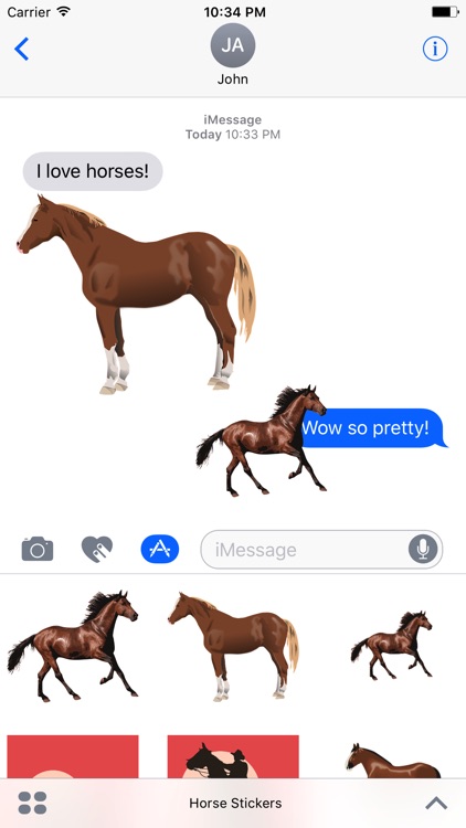 Majestic Horse Stickers