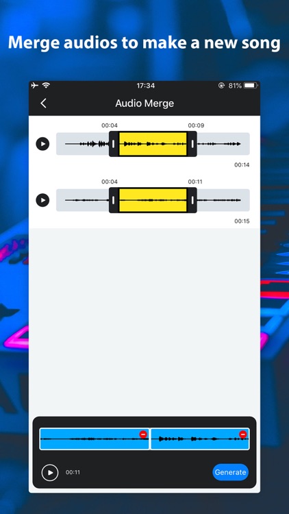 AI Audio ringtone & music mix