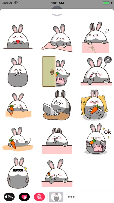 Bunny Stickers Animated screenshot 3