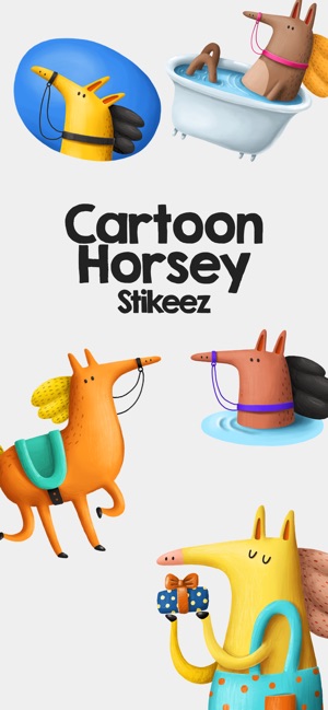 Cartoon Horsey Stikeez