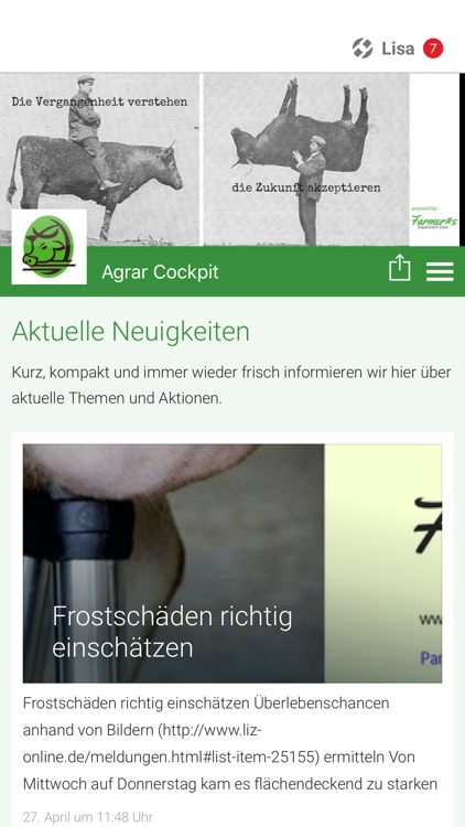 Agrar Cockpit App