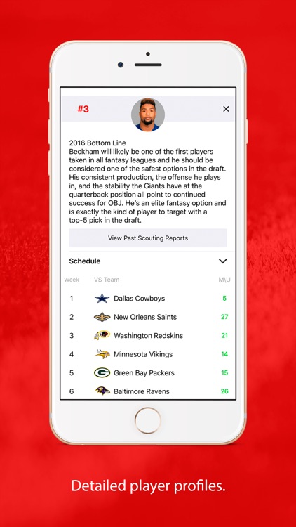 Fantasy Football Draft Sheet
