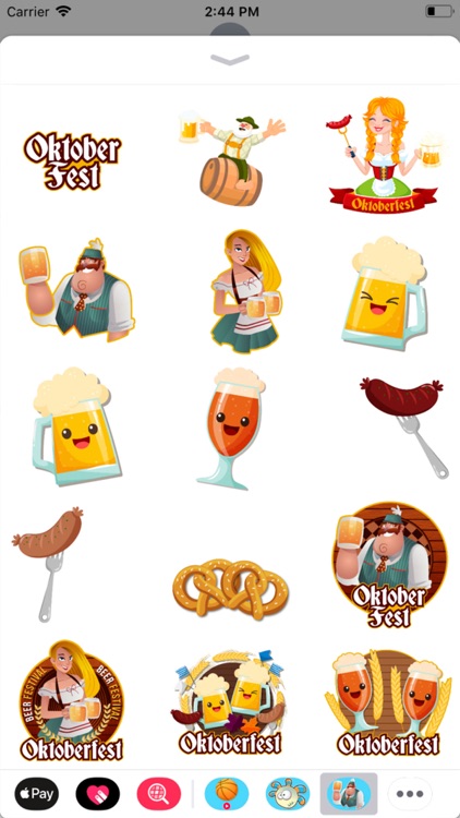 Animated Oktoberfest Stickers