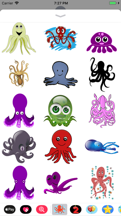 Only Octopus Sticker Pack screenshot 2