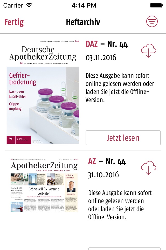DAZ Deutsche Apotheker Zeitung screenshot 4