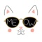 Adorable Cat SMS Stickers Pack