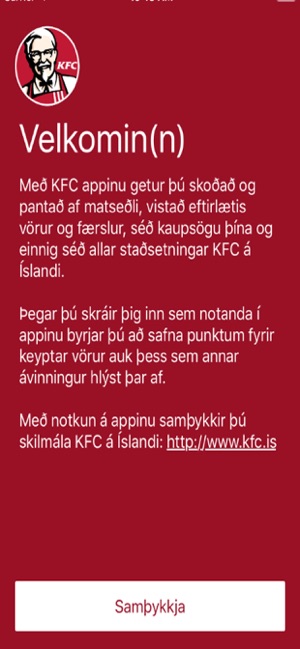 KFC Iceland