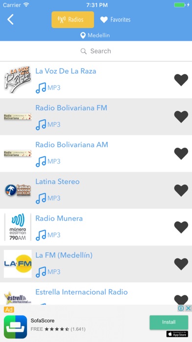 Radio Colombia FM AM Online screenshot 3