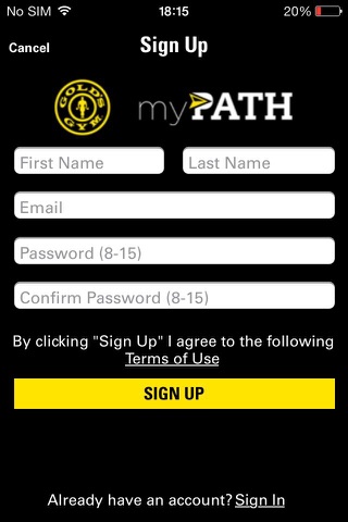 Gold's Gym screenshot 2