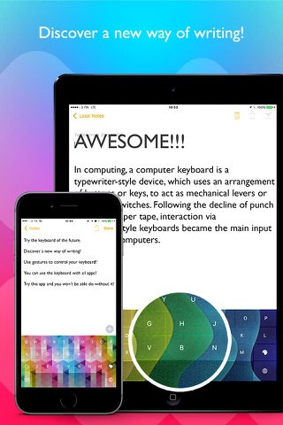 Color Swipe Keyboard Pro screenshot 3