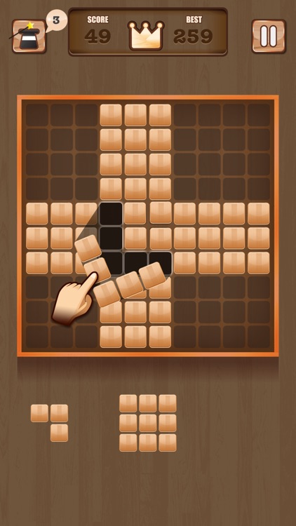 Wooden 100 Block - Hexa Puzzle screenshot-0