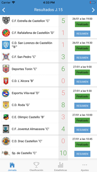 Futbol8 C. Valenciana screenshot 3