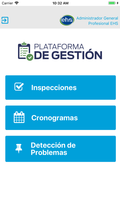 EHS Plataforma de Gestión screenshot 2