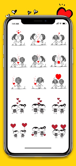 Animated Couple Love Stickers(圖2)-速報App