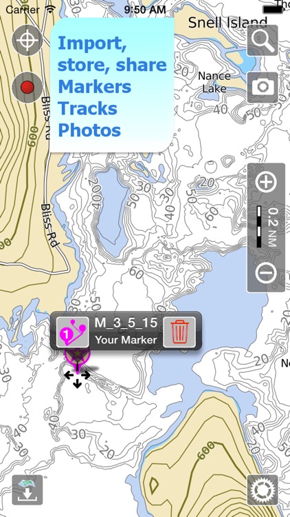 Aqua Map Massachusetts Lakes