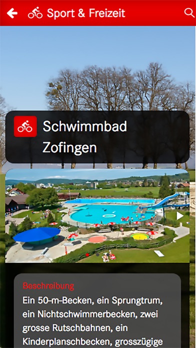 cityguidezofingen app screenshot 2