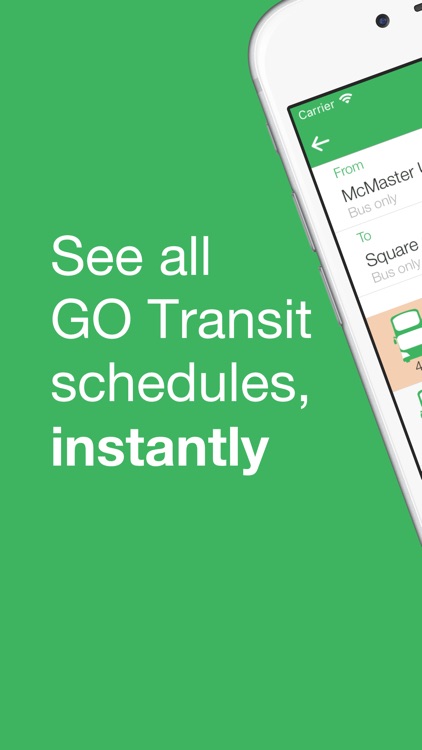 GO Transit Schedules