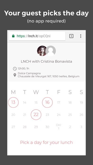 LNCH - Lunch calendar screenshot 3